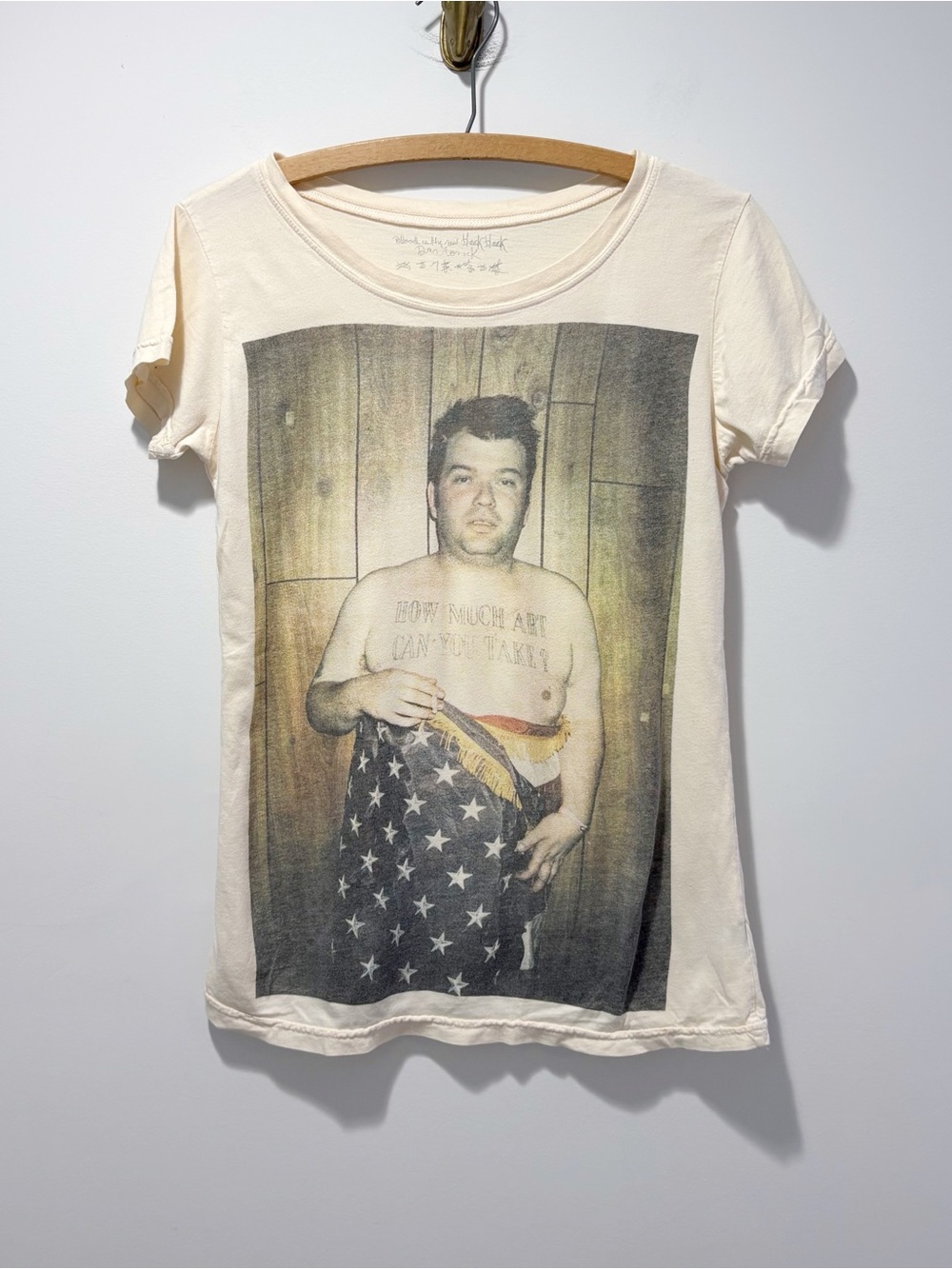 Blood Is The New Black Black Dan Monick Portrait Shirt Size Medium Rare Artistic